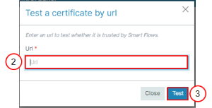 Test a certificate by URL